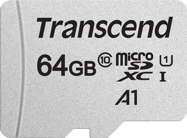Image du produit Transcend 300S (64 Go, microSDXC, U1, UHS-I)