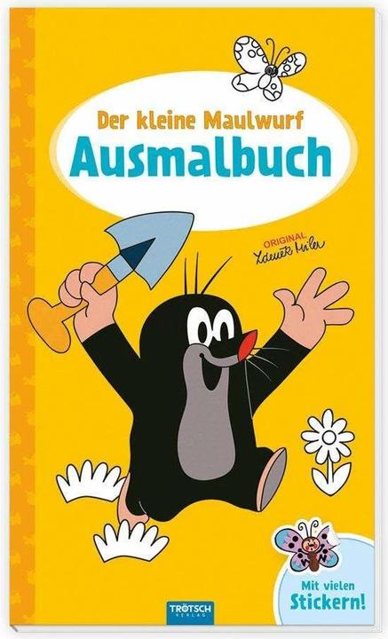 Produktbild Der kleine Maulwurf Ausmalbuch mit Stickern