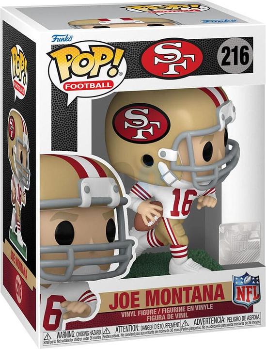 Image du produit Funko NFL : Legends POP! Sports Figurine vinyle Joe Montana (Away) 9 cm