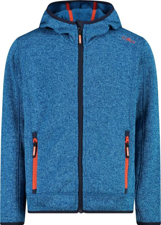 CMP Campagnolo Boy's Jacket Fix Hood Jacquard Knitted