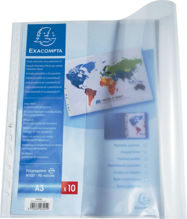 Image du produit Exacompta Housses et pochettes (A3, 10 x)