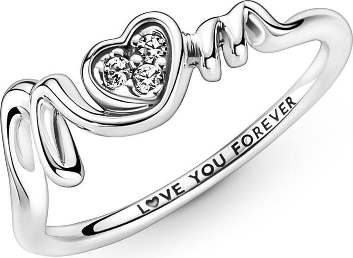 Produktbild Pandora Ring Mom Pavé (56, 925 Silber)