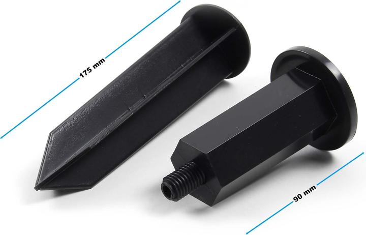 Produktbild Wiltec Kugelleuchte Ø20cm mit Erdspiess Gartenleuchte Kugellampe Aussenleuchte (E27, IP44)
