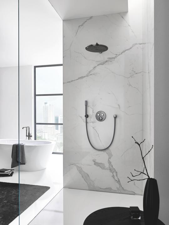 Actual product image Grohe Overhead shower set Rainshower Cosmopolitan 310 26066AL0 31 cm incl. shower arm 38 cm hard (9 l/min)