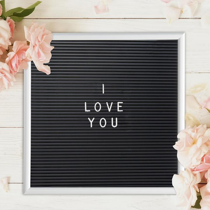 Image du produit Relaxdays Carton à lettres (Tableau noir, 30 x 30 x 2 cm)