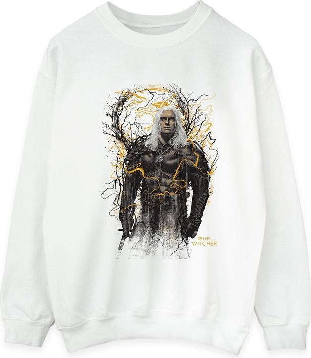 Netflix The Witcher Smoking Wolf Sweatshirt (S)
