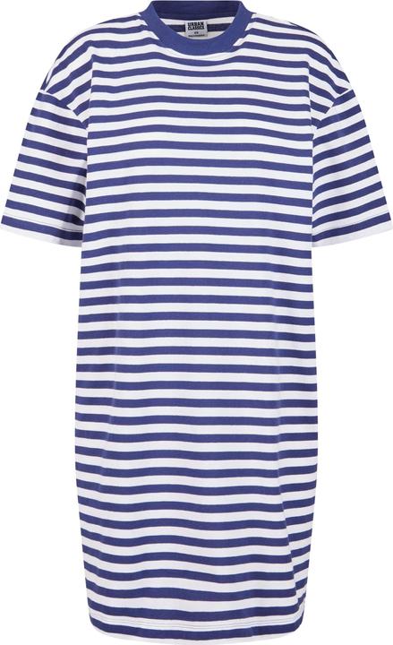 Actual product image Urban Classics Ladies Oversized Striped Tee Dress - 142655 (M)