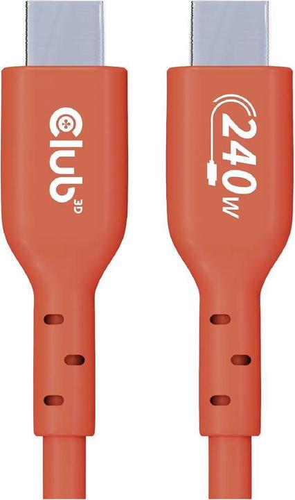 Image du produit Club 3D Club3D Câble USB 2 Type C PD 240W / 480Mb 4m St/St retail (4 m, USB 2.0)