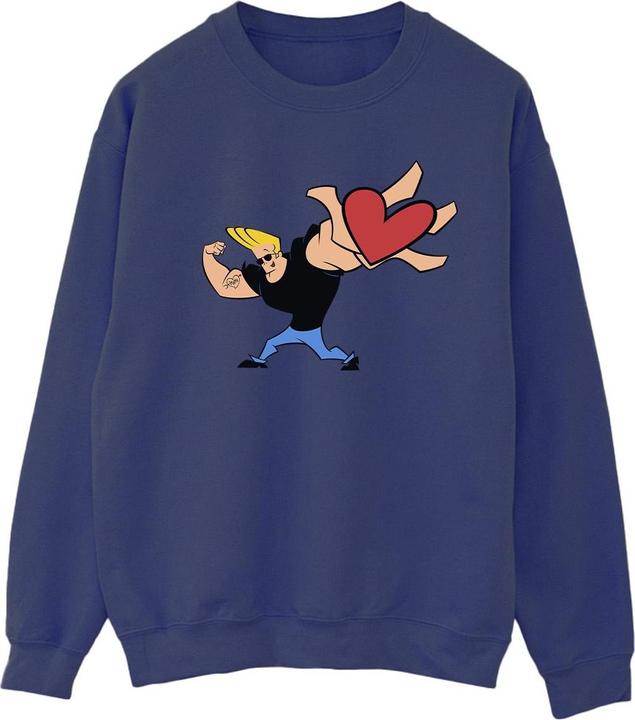 Johnny Bravo Heart Present Sweatshirt (M)