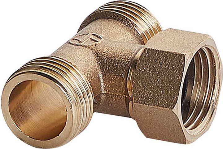 Produktbild Beliani Wasserhahn 3-Loch Waschtischarmatur Messing schwarz KAGERA