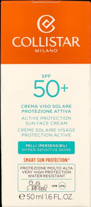 Produktbild Collistar CS Sun - Active Protection Sun Face Cream Anti-Wrinkle SPF 50+ (Sonnencreme Gesicht, SPF 50, 50 ml)