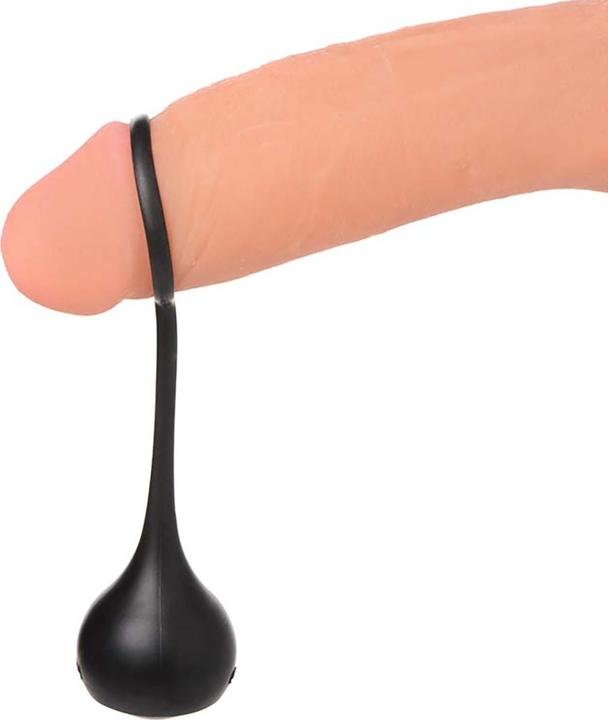 Actual product image Master Series Cock Dangler Silicone Penis Strap with Weights (3.60 cm)
