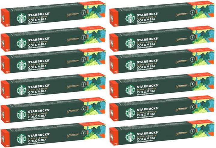 Produktbild Starbucks Kaffeekapseln Colombia Medium Roast 12 x 10 Stück (120 x Port.)