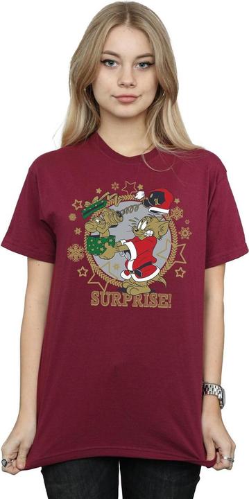 Tom & Jerry Christmas Surprise TShirt (M)