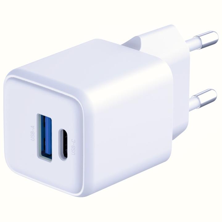 Actual product image 3MK Ładowarka sieciowa Hyper GaN Charger 20W 1xUSB-A 1XUSB-C PD QC4+ biały (20 W)