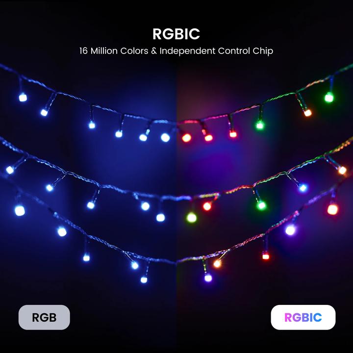 Actual product image Yeelight Christmas String Light - 12V-200L-20m-BLE –⁠⁠⁠⁠⁠⁠ YLYDD-0056 (20 m)