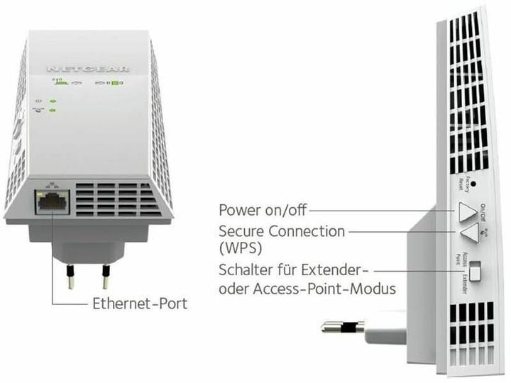 Image du produit Netgear EX6250 (1300 Mbit/s, 450 Mbit/s)