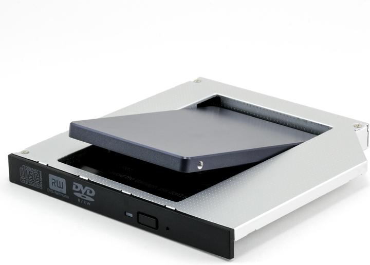 CSL 2,5" SATA Festplatten-Einbaurahmen für 12,7mm Laptop Laufwerksschacht