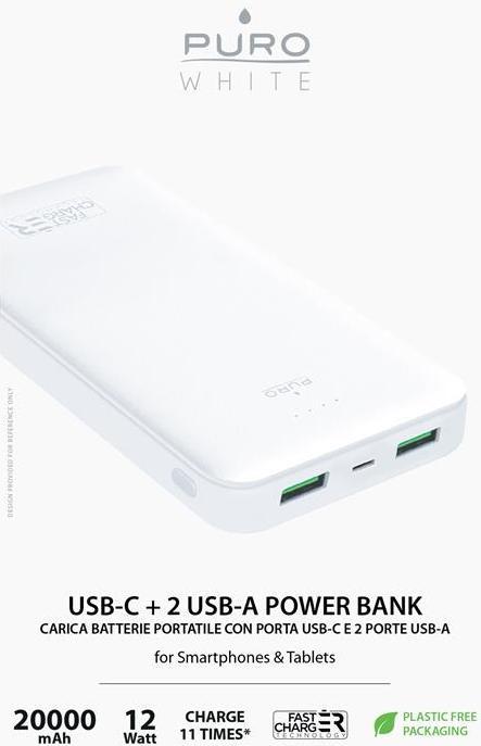 Image du produit Puro Power Bank (20000 mAh, 74 Wh)