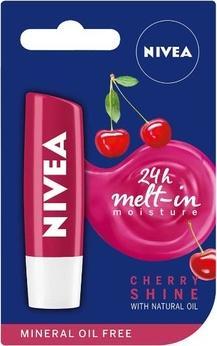 Immagine prodotto NIVEA 24H - Mett-In Moisture Nourure Cherry Shine Lipstick 4.8G (Ciliegia brillante)