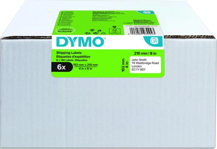 Produktbild Dymo LW-Versandetiketten Grosspack 6Rl 140St/Rol