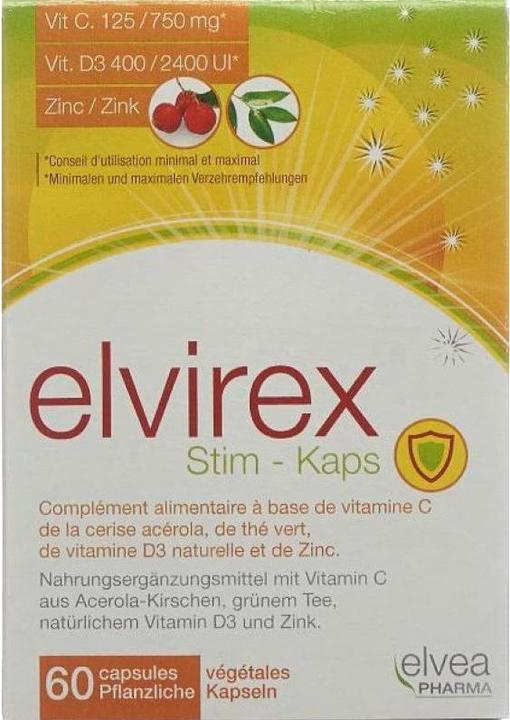 Actual product image Elvirex Stim caps (60 Piece, Capsules, 53 g)
