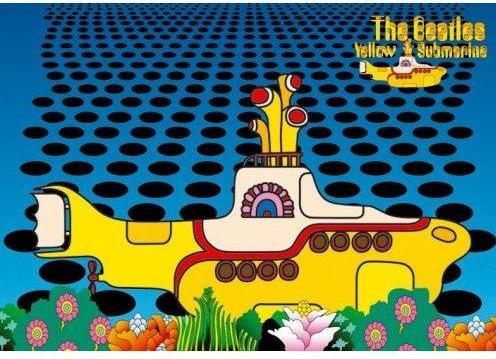 Actual product image The Beatles Yellow Submarine Standard Postcard