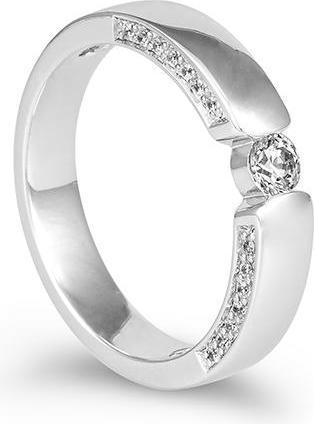 Breuning RING - BRILL. 0,304 Ct. H/si (61, 585/14 K Gold)