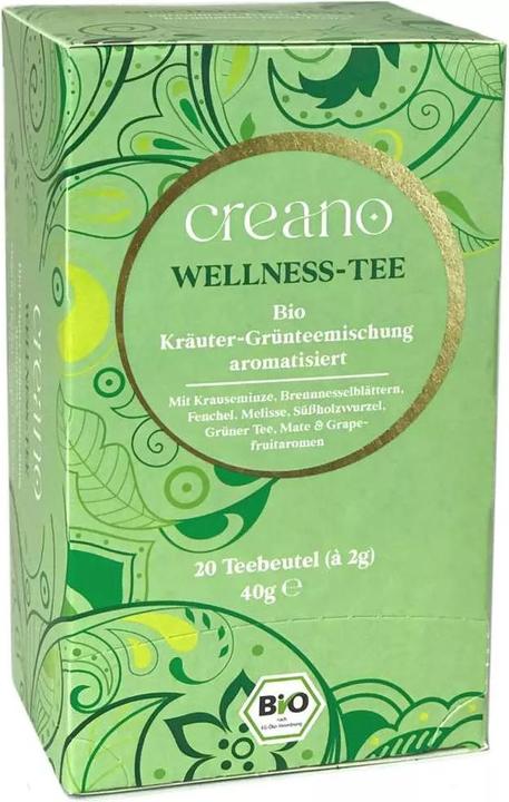 Produktbild Creano Tee Bio Teebeutel Wellness Tee Packung mit 20 Beutel No.15 (83 g)