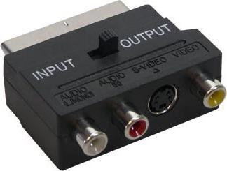 Actual product image Good Connections Adapter Scart- Scart 20-pole (M) (3x RCA (RCA), Scart)