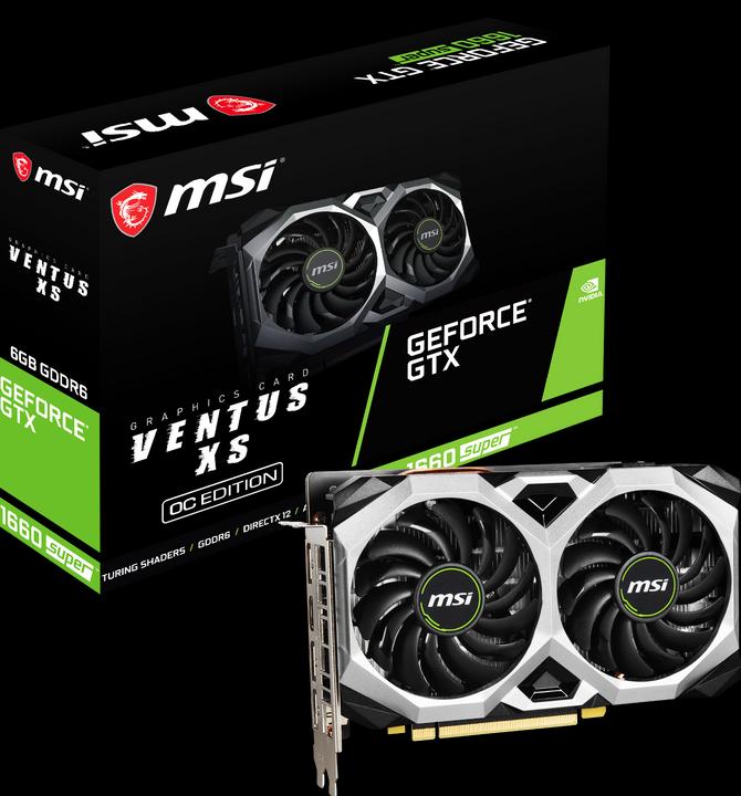 Actual product image MSI GeForce GTX 1660 SUPER VENTUS XS OC (6 GB)