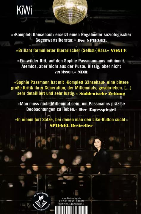 Produktbild Komplett Gänsehaut (Deutsch, Sophie Passmann, 2022)