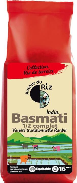 Autour du Riz Riz basmati 1/2 complet (Cuisson: 16')