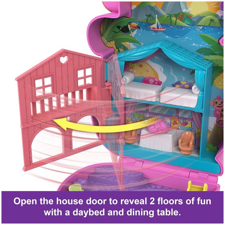 Image du produit Polly Pocket Set de jeu maman singe et bébé