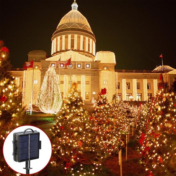 Actual product image Hermex 22m LED light garland solar fairy lights garden lighting RGB (22 m)