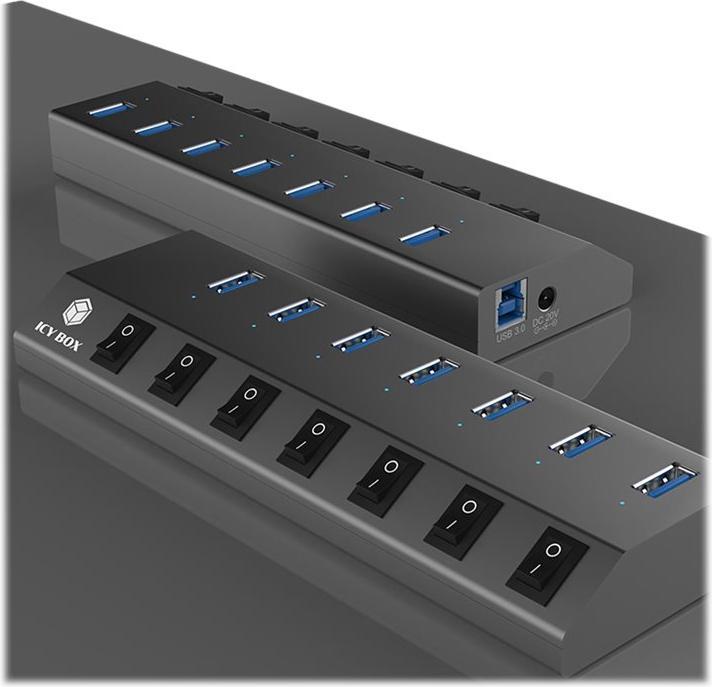 Image du produit Icy Box IB-HUB1701-C3 (USB-C, 7 Ports)