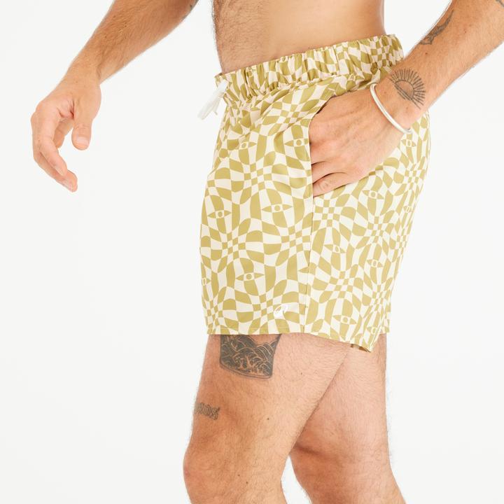 Actual product image Olaian Men’s Swim Shorts Surf 100 15” Short - Psychodam (XL)