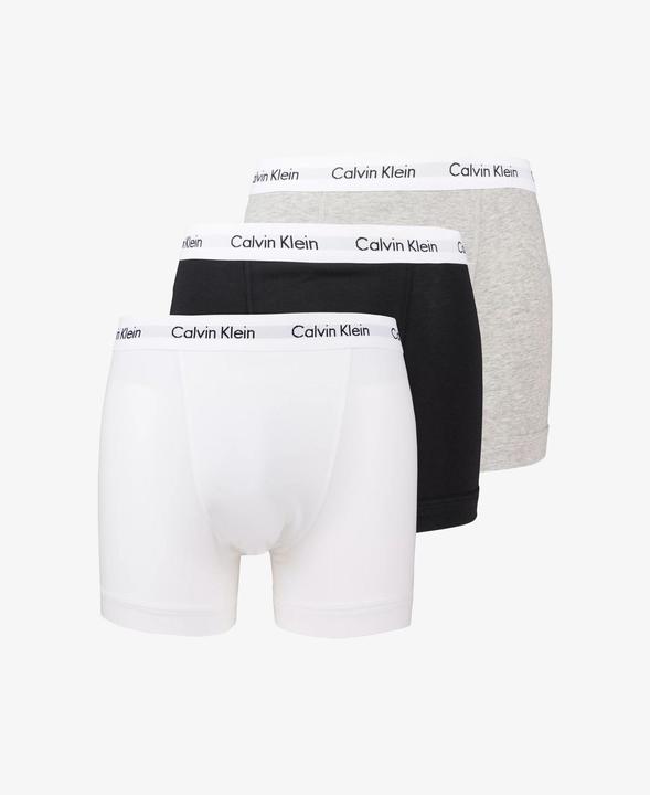Produktbild Calvin Klein Trunk "Cotton Stretch" grau (S, 3er Pack)