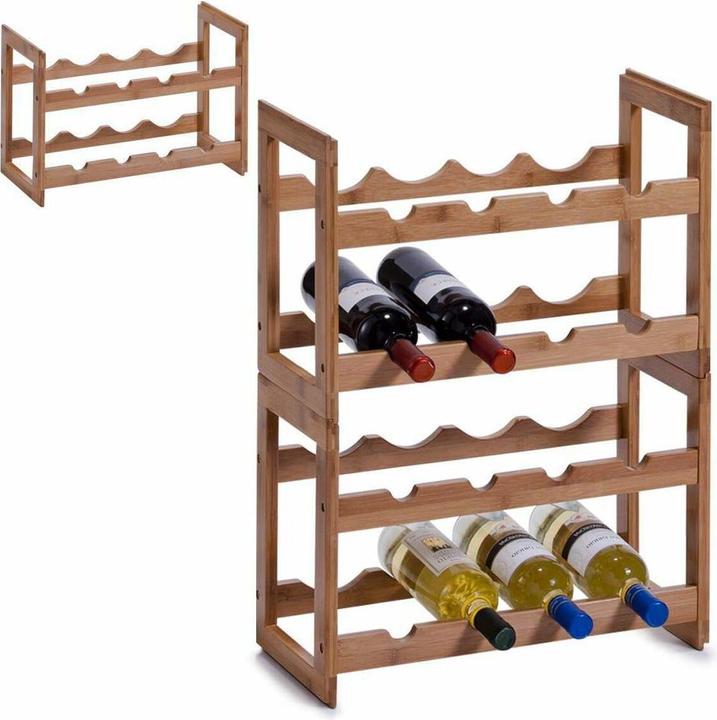 Actual product image Zeller Present Wine rack (47 x 22 x 32 cm, 8 Fl.)