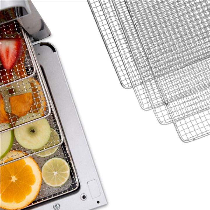 Image du produit KLAMER Premium Dörrautomat XL 700W, 8 extra grosse Einlegefächer aus Edelstahl