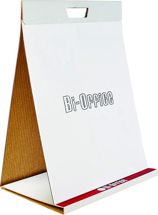 Produktbild Bi-Office Flipchartblock, selbstklebend, 54x58,5cm, unbedruckt