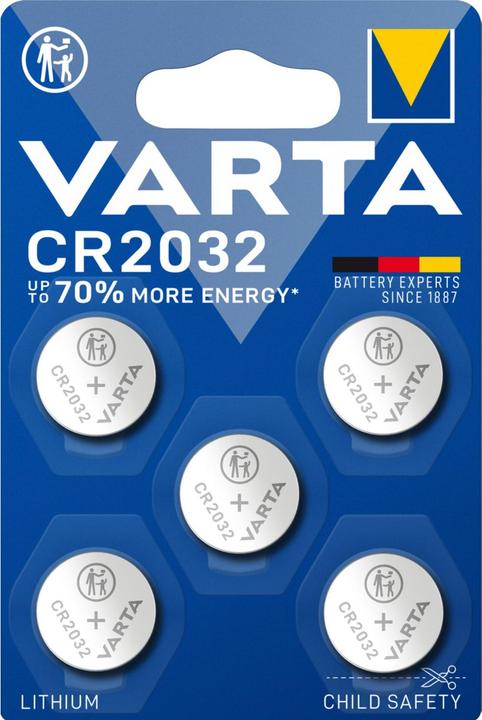 Immagine prodotto Varta Cr2032 (5 pz., CR2032, 230 mAh)