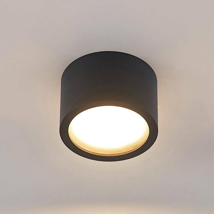 Image du produit Arcchio Nieva Downlight, GX53, rond, noir (GX53)