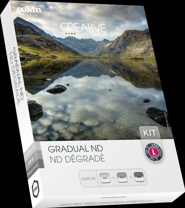 Actual product image Cokin U300-02 Gradual ND Kit incl. 3 filters (96 mm, Neutral density filter, 96 mm)