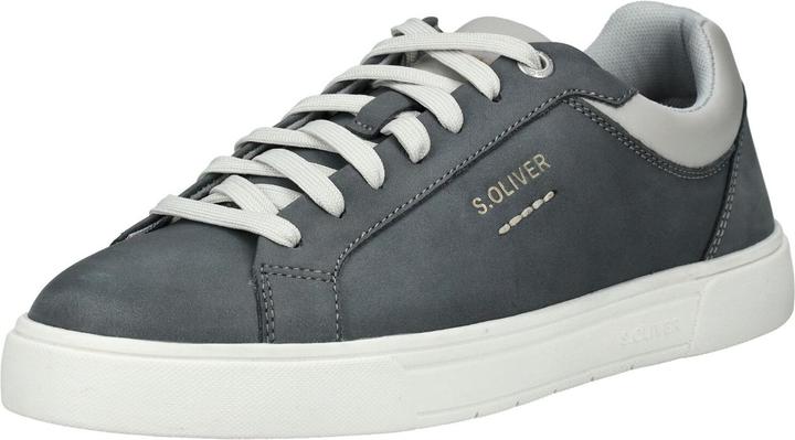 Blue nubuck leather 801