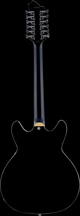 Image du produit Hagstrom Guitare électrique, Viking DLX, Black Gloss, 12 cordes (Guitare électrique)