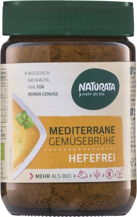 Produktbild Naturata Gemüsebrühe hefefrei mediterran glutenfrei - Glas
