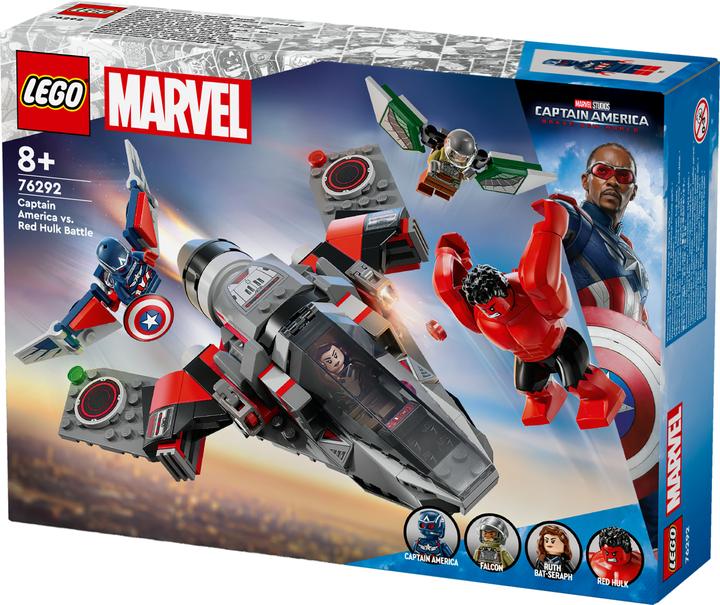 Actual product image LEGO Showdown zwischen Captain America und Red Hulk (76292, LEGO Marvel)