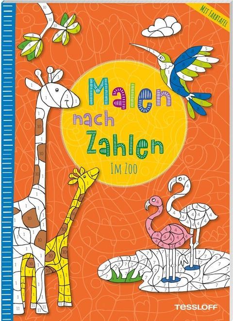 Produktbild Tessloff Malen nach Zahlen. Im Zoo