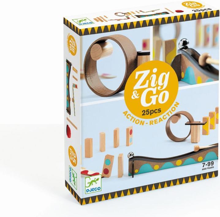 Actual product image Djeco Zig & Go (French, English)
